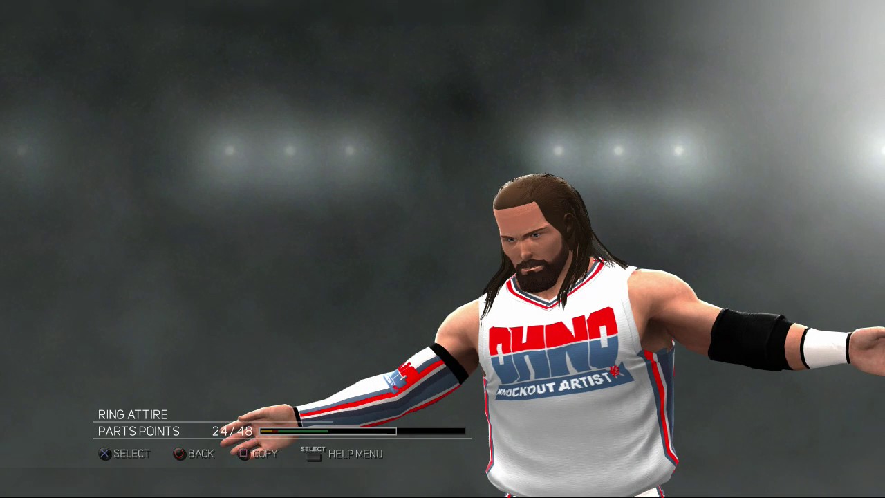 WWE 2K17:Kassius Ohno CAW formula(XBOX 360/PS3)