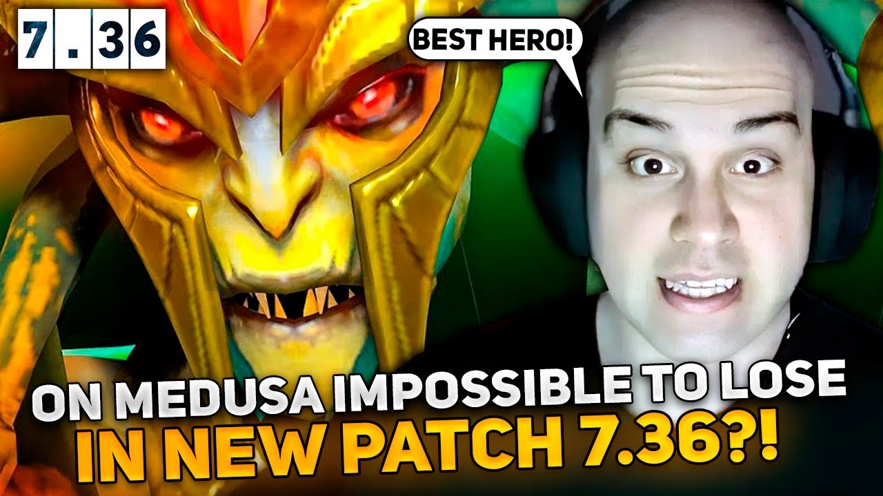 MASON ON MEDUSA IMPOSSIBLE TO LOSE in NEW PATCH 7.36?!