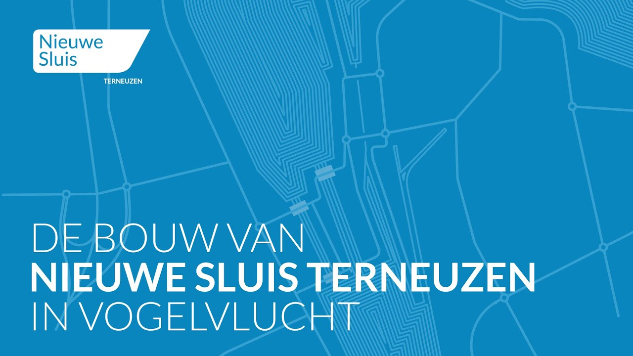 De bouw van Nieuwe Sluis Terneuzen in vogelvlucht