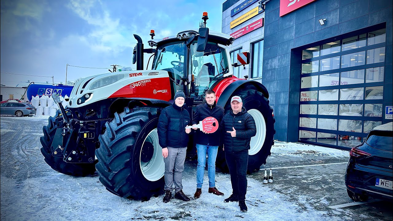 Przekazanie STEYR 6340 TERRUS CVT agrotech obsza