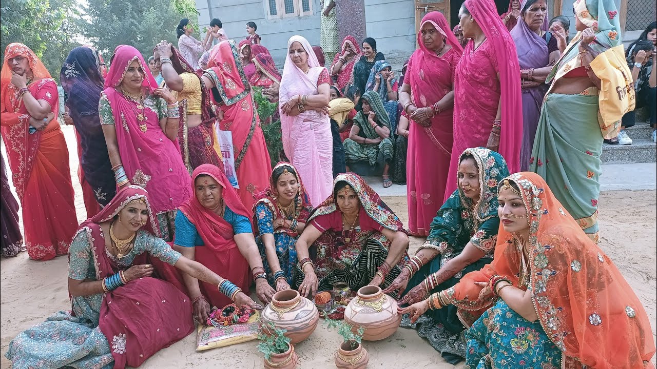 Shekhawati culture!! Shekhawati रस्म चाक भात प्रोग्राम!culutre vlog!! marwadi vlog!! trending video 