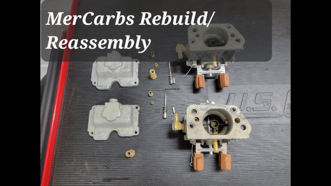 Mercury Outboards MerCarbs Rebuild/Reassembly 80hp 85hp 75hp carbs