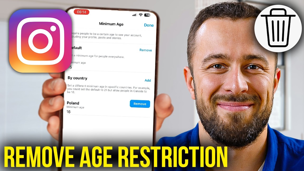How To Remove Minimum Age Restriction on Instagram