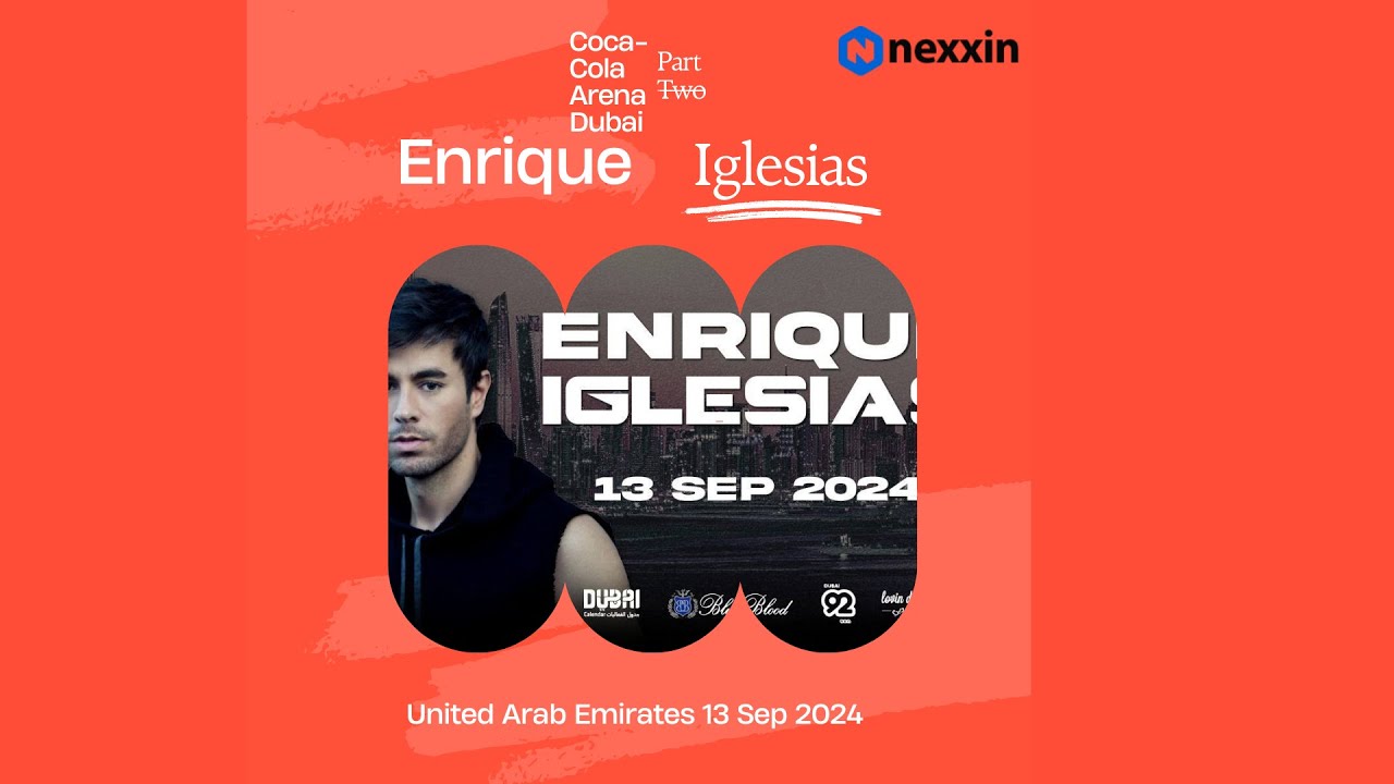 Enrique Iglesias | Coca-Cola Arena Dubai, United Arab Emirates 13 Sep 2024 Part2