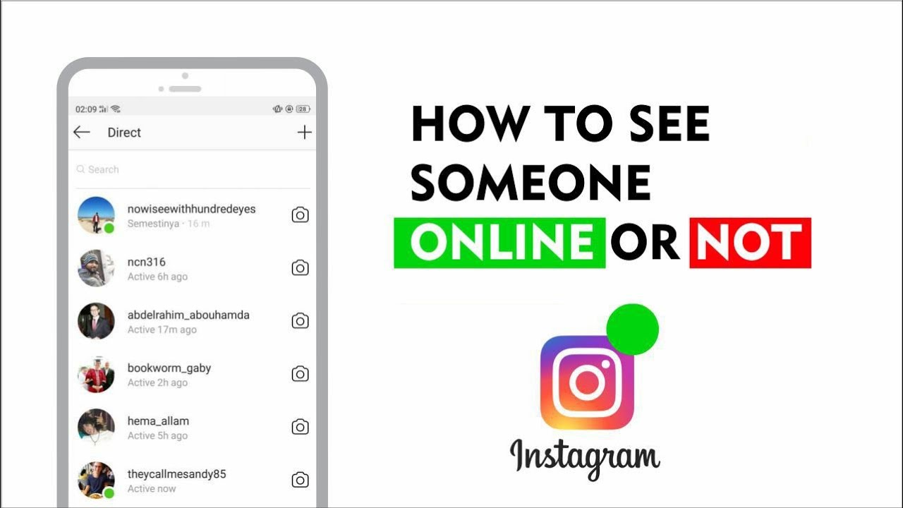 Как узнать статус активности онлайн в Instagram
