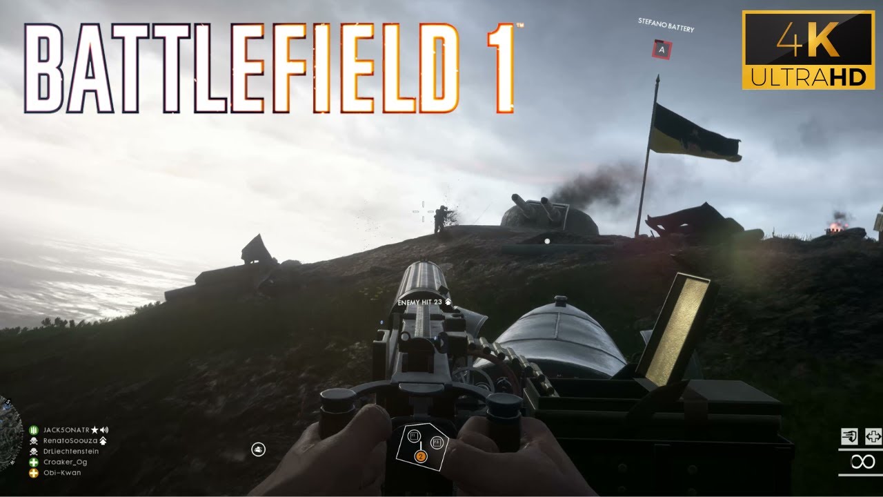 Battlefield 1: Conquest Gameplay | No Commentary [4K]