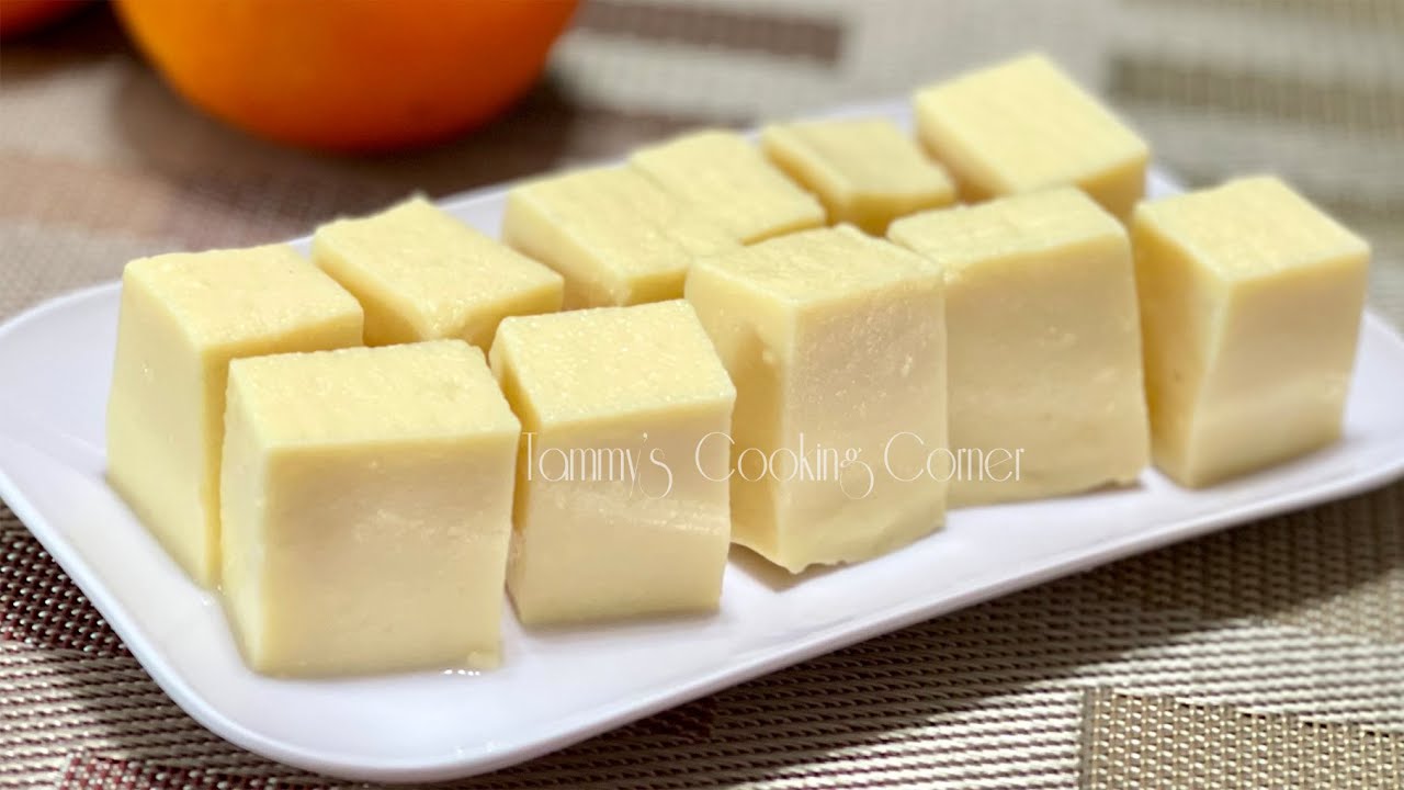 HOW TO MAKE SILKEN TOFU AT HOME - SOYFREE TOFU MADE WITH CHICKPEAS (Cách Làm ĐẬU HỦ bằng Đậu Gà)