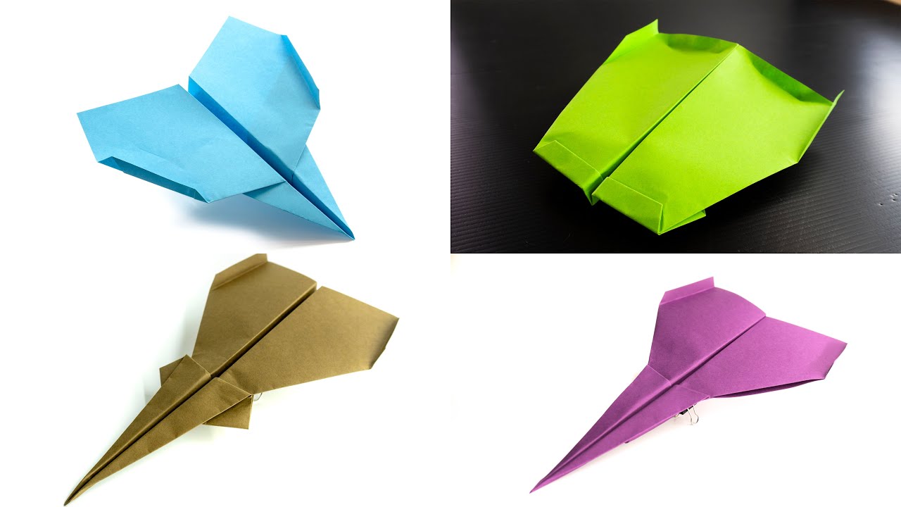 4 maneras de hacer aviones de papel geniales
