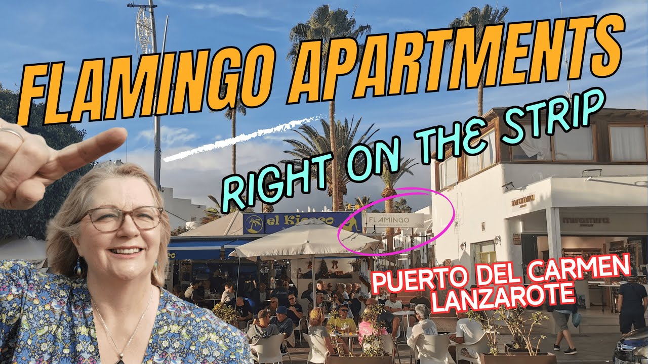 FLAMINGO APARTMENTS, RIGHT ON THE STRIP. PUERTO DEL CARMEN, LANZAROTE. TWO STAR.