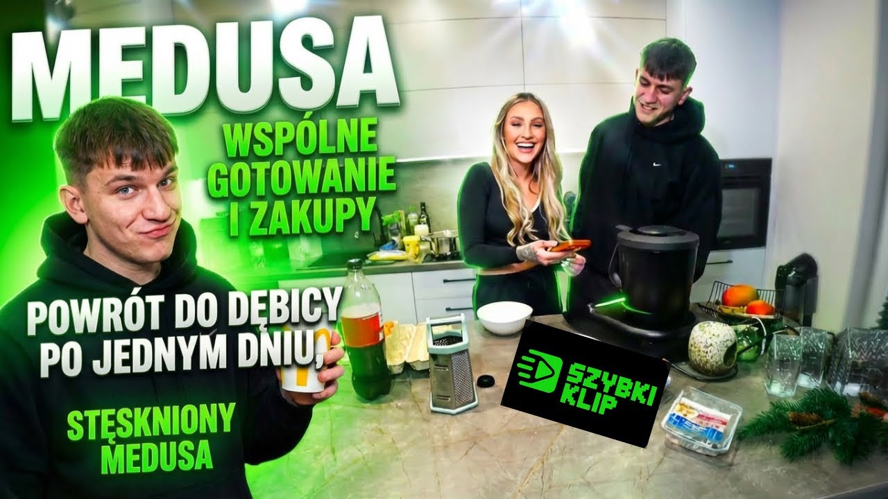 MEDUSA SZYBKO ZATĘSKNIŁ ZA SARĄ 🔥 WSP&Oacute;LNE GOTOWANIE & ZAKUPY | RANDKA Z SARĄ