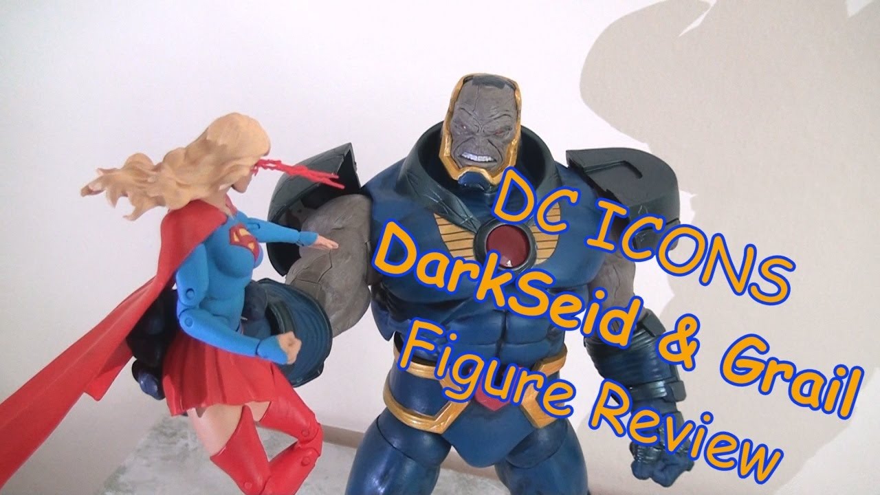 DC Icons Darkseid and Grail figure review