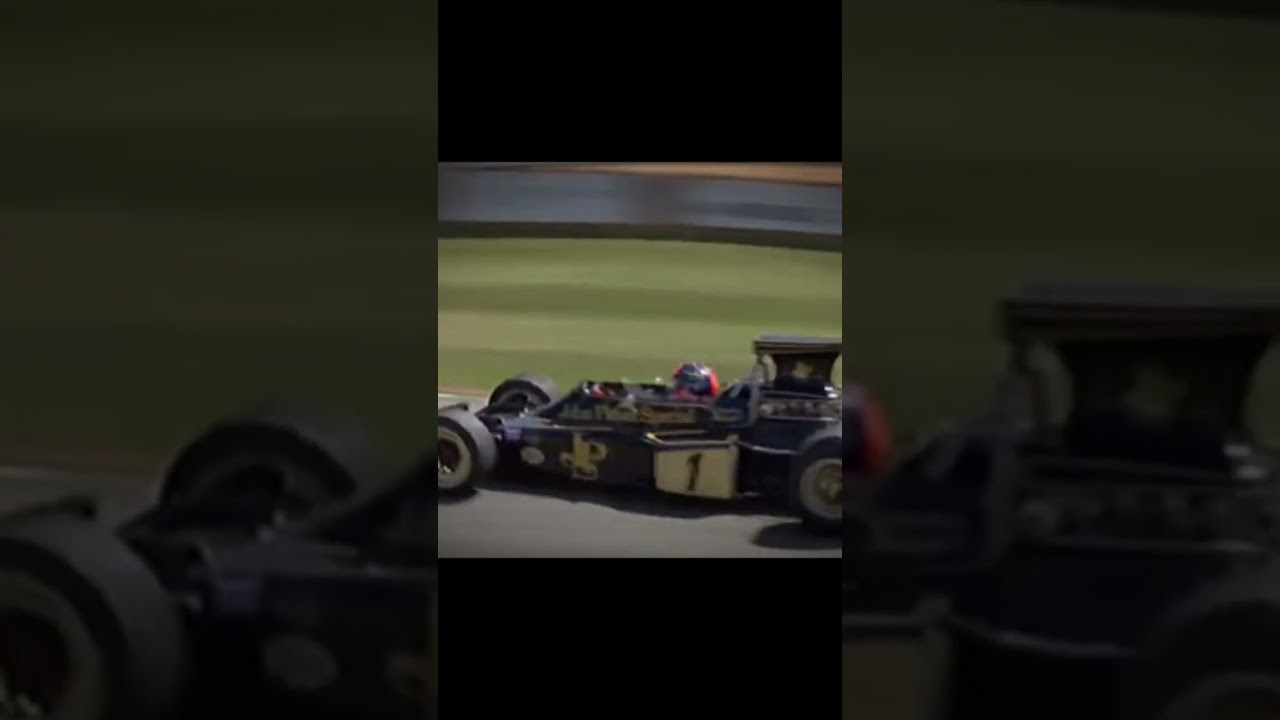 Fittipaldi in lotus 72D car with he wins the F1 in 1972 #fornulaone #fittipaldi #lotus72d s