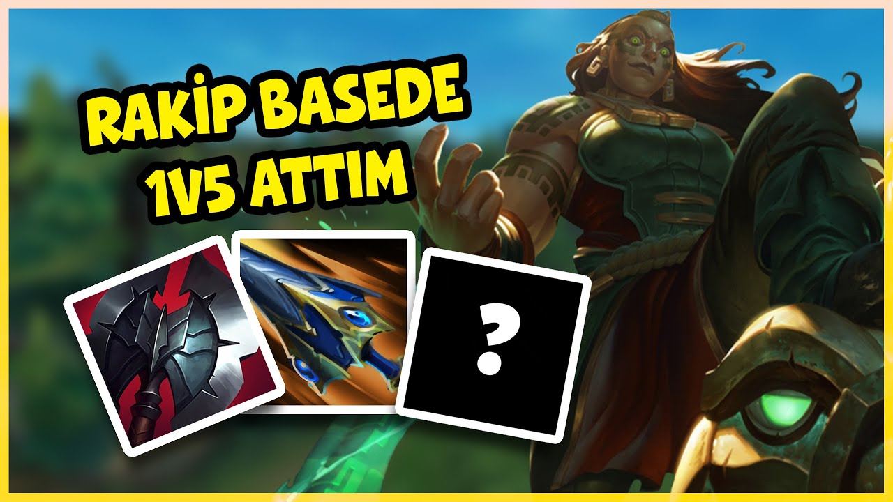 ADAMLARIN BASEDE 1V5 DENEDİK !! BU ŞAMPİYON NEDEN BU KADAR BOZUK !!! | Apophis
