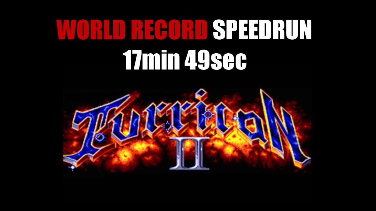 Turrican 2 Speedrun World Record in 17:49 (18:44 with loads)