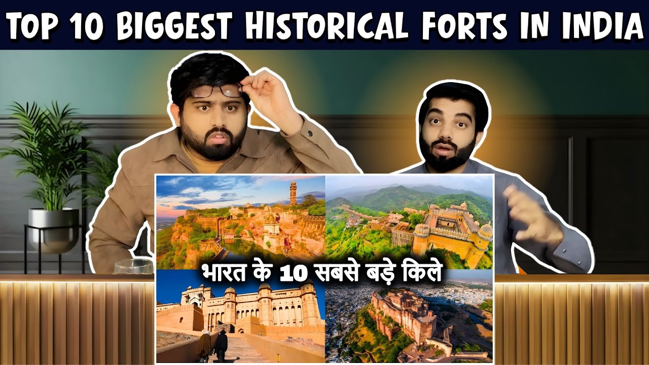 Pakistani Reaction on Top 10 Biggest Historical Forts in India 🏰 🔥