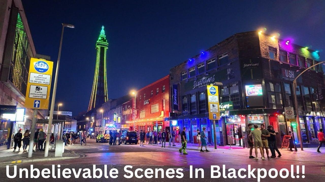 Unbelievable Chaos in Blackpool: Young Farmers Take Over, Police, Ambulance & Coastguard Called In!