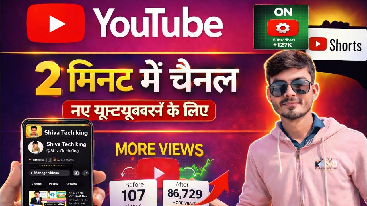 YouTube channel Kaise banaye | youtube channel kaise banaen  || How to make a youtube channel