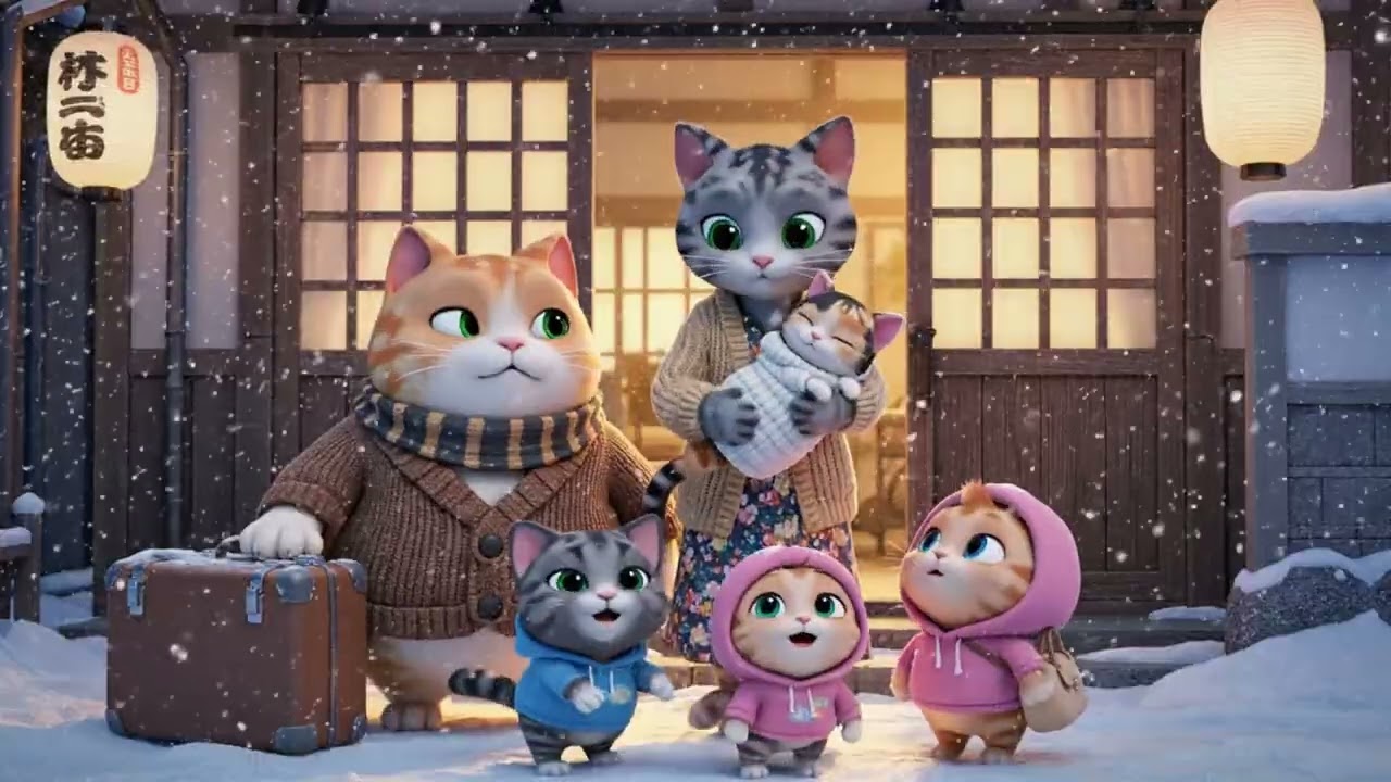 A Day in the Life of Cat Family and Friends