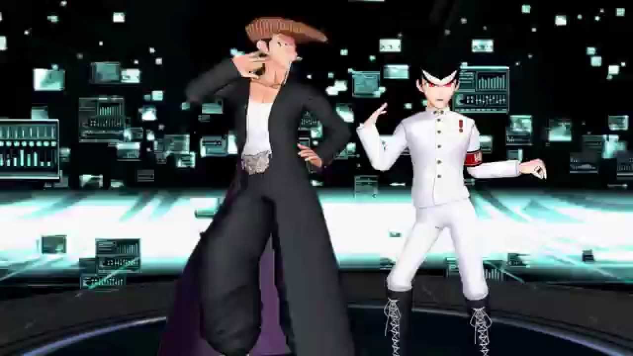 Danganronpa mmd Ishimaru & Oowada - spinal fluid explosion girl