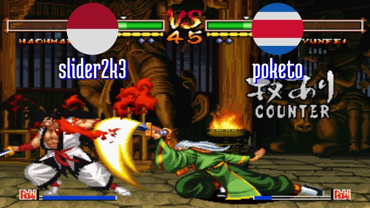 FT5 @samsh5sp: slider2k3 (ID) vs poketo (CR) [Samurai Shodown V Special samsho5 Fightcade] Mar 18