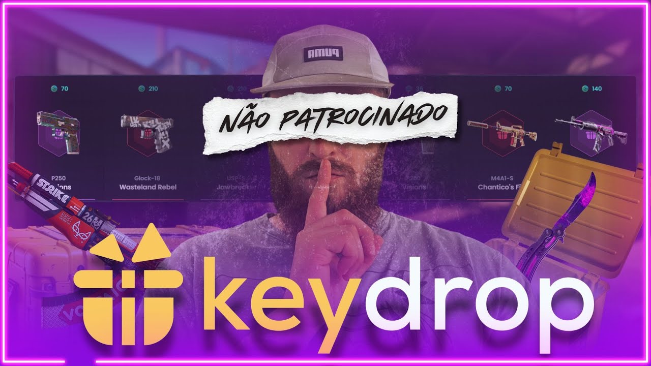 +300 Reais e Descobri O SEGREDO do KeyDrop em uma conta NÃO PATROCINADA. TIVE LUCRO?