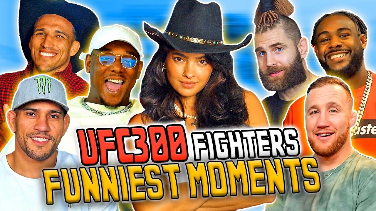 Самые смешные моменты бойцов UFC 300 с Алексом Перейрой, Чарльзом Оливейрой, Джастином Гэтжи, Джа...