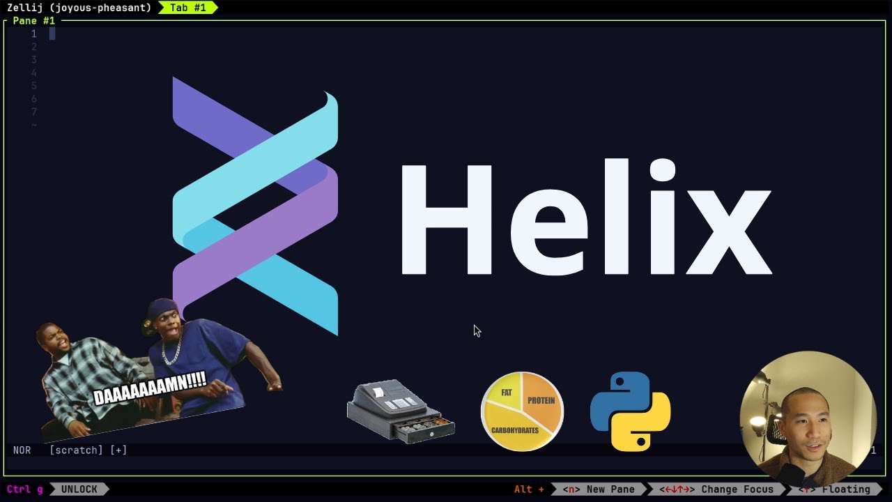 Helix: doing cool things with registers, macros, and Python