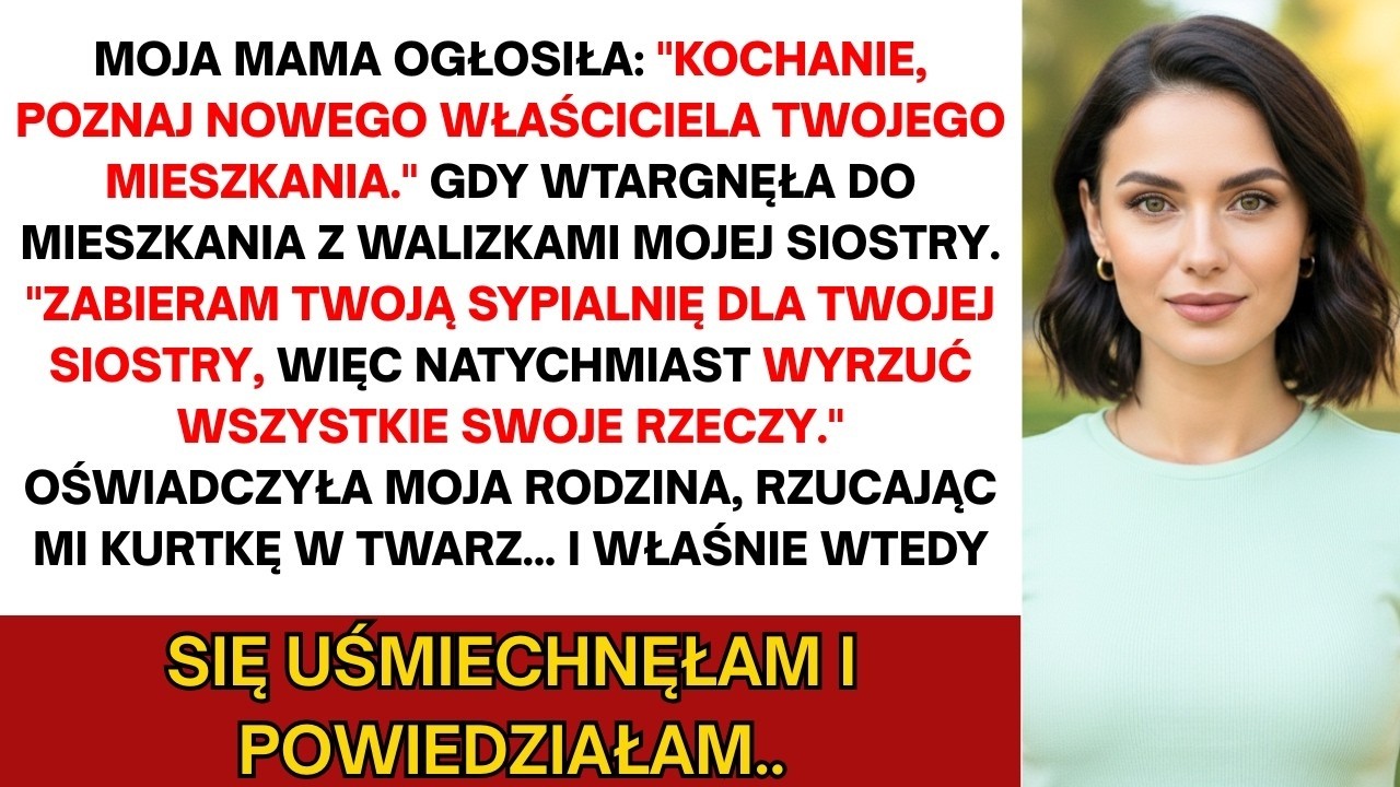 Mama wpadła do mieszkania i ogłosiła  „Kochanie, poznaj nowego właściciela twojego mieszkania