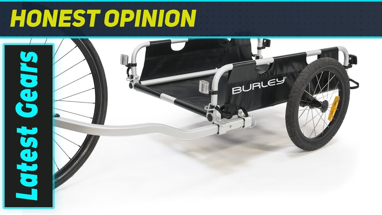 Burley Flatbed Aluminum Utility Cargo Bike Trailer &ndash; Best Lightweight Bike Trailer