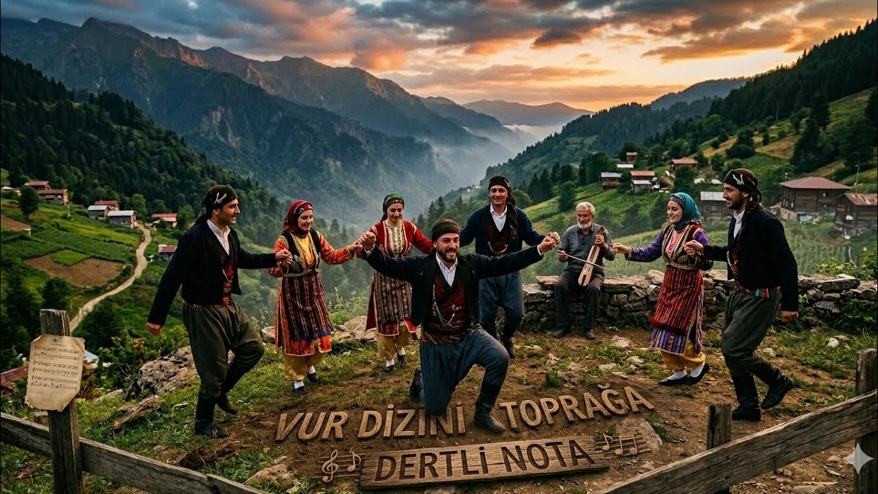 Vur Dizini Toprağa - (Hareketli Karadeniz Horon)  Dertli Nota #keşfet #music #karadenizmüzik 