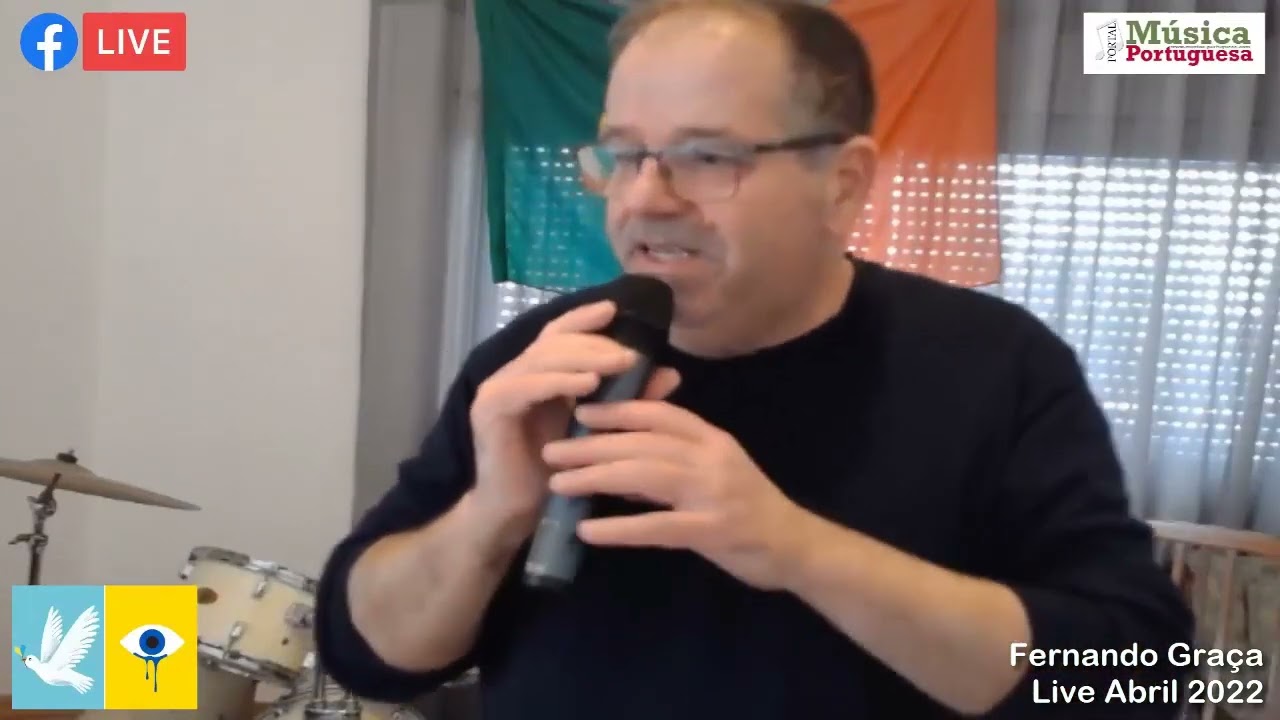 Fernando Graça Live Abril 2022 - Covers - Zeca Afonso - Venham mais cinco - Cantores portugueses