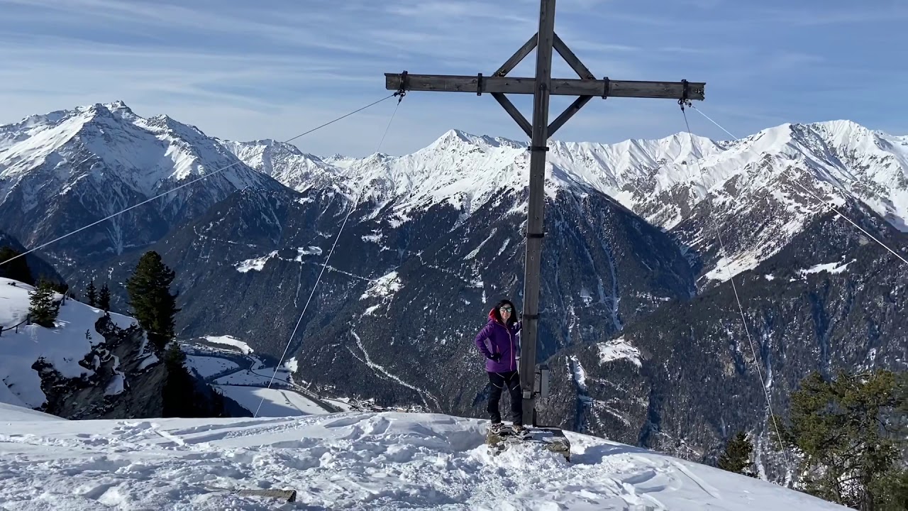 Schneeschuhwanderung von der Pfundser Tschey auf den Frudiger