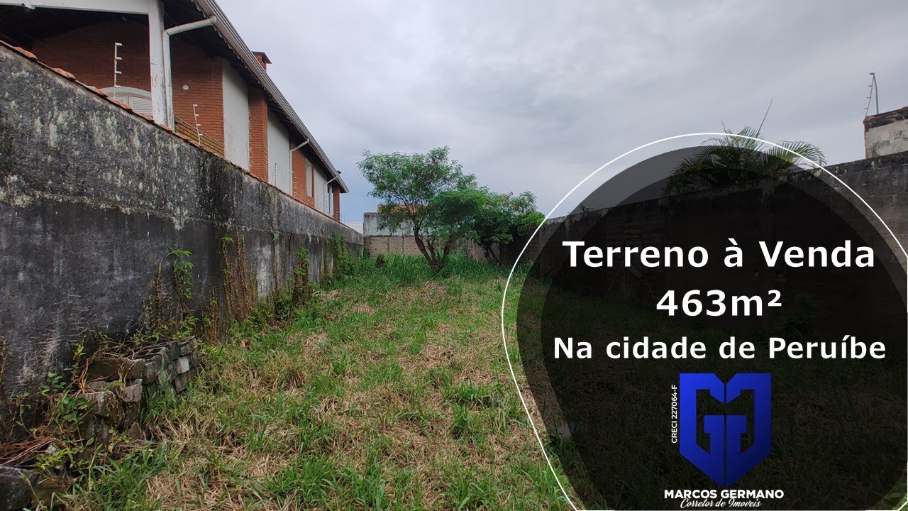 Terreno de 463m² à venda na cidade de Peruíbe / SP