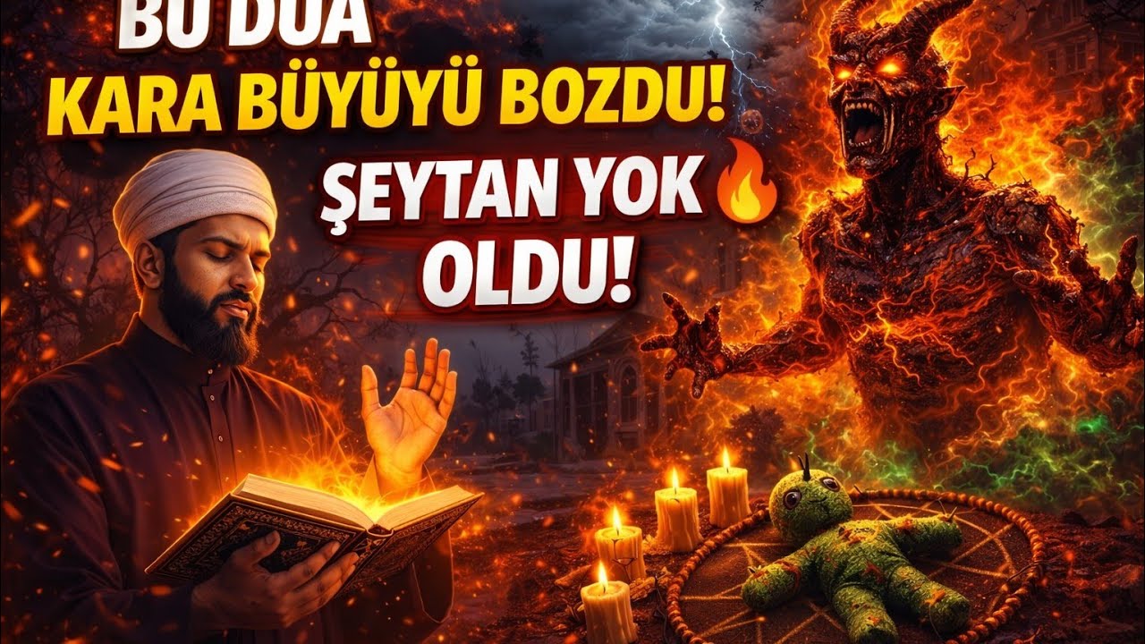 BU DUA İLE KARA BÜYÜ PARÇALANDI! ŞEYTAN KAÇTI, RUH VE HAYAT ARINDI 