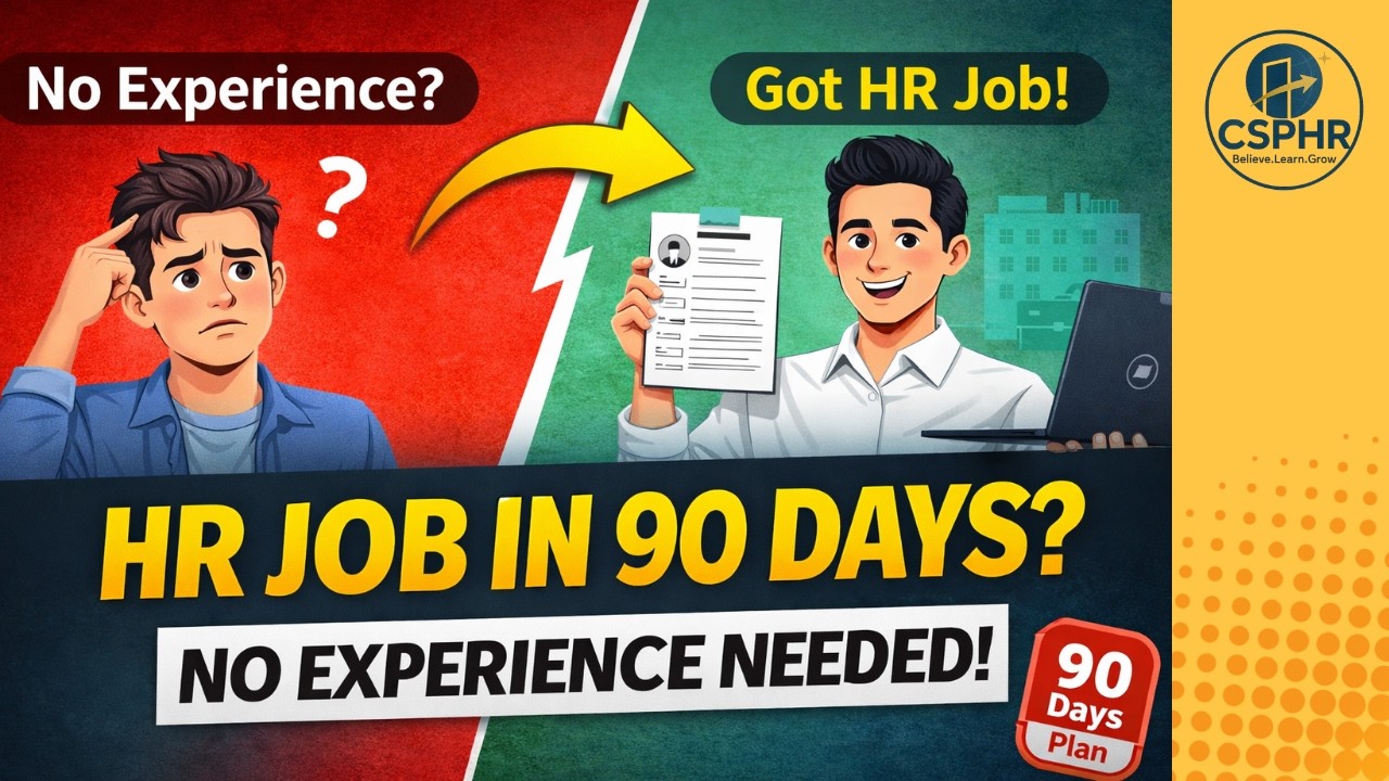 Want to start a career in HR but have zero experience, no internship, or no MBA? 🤔