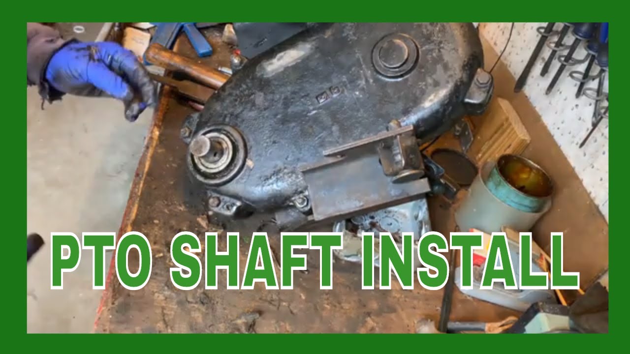 JD 400 PTO shaft install for rear rototiller and other 3 point hitch attachments