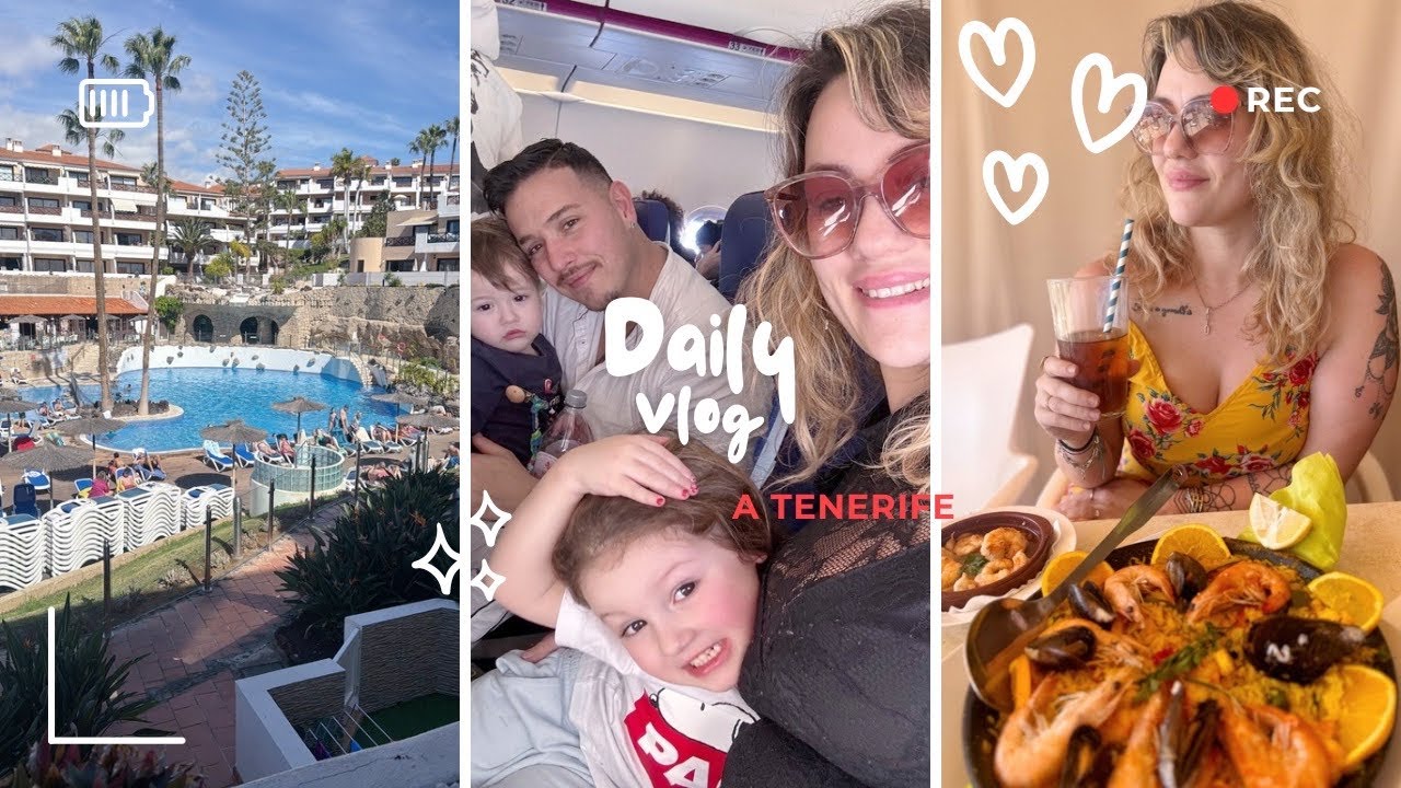 Andiamo a Tenerife a febbraio: con bambini ✈️ home tour casa con piscina 😱😍