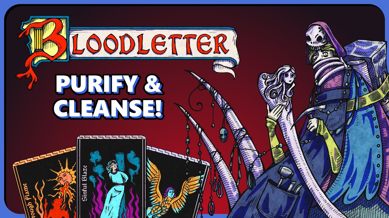 MEDIEVAL MEDICINE IN BIZARRE DECKBUILDER! BLOODLETTER