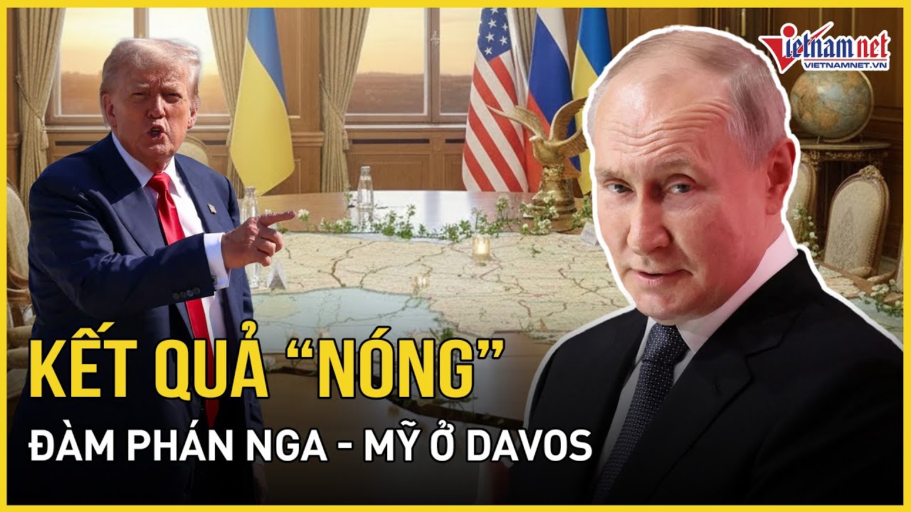 Kết quả “nóng” đàm phán Nga - Mỹ ở Davos, choáng váng đòn không kích diện rộng, Ukraine tan hoang