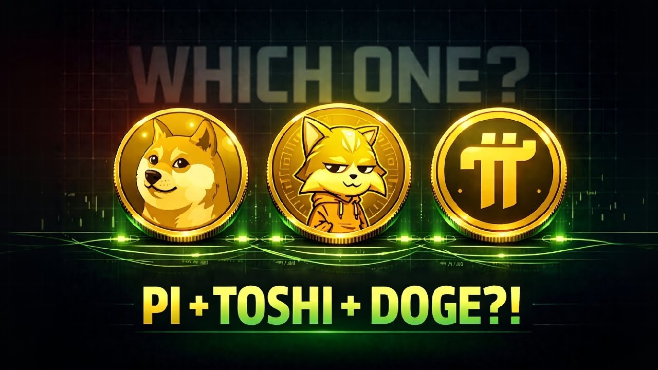 PI COIN vs TOSHI vs DOGE – Which Meme Coin to Still Buy in 2026?
