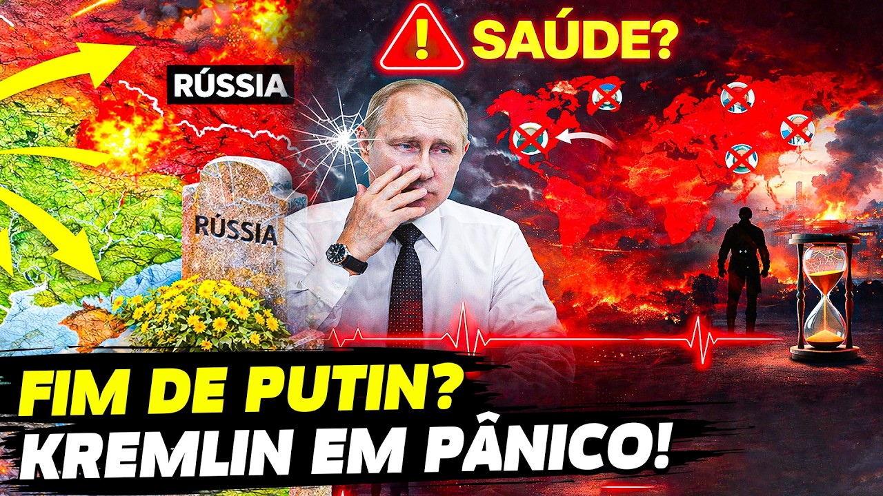 Fim de Putin próximo? Vídeo chocante do ditador.. rumores sobre saúde… aliados do regime desaparecem