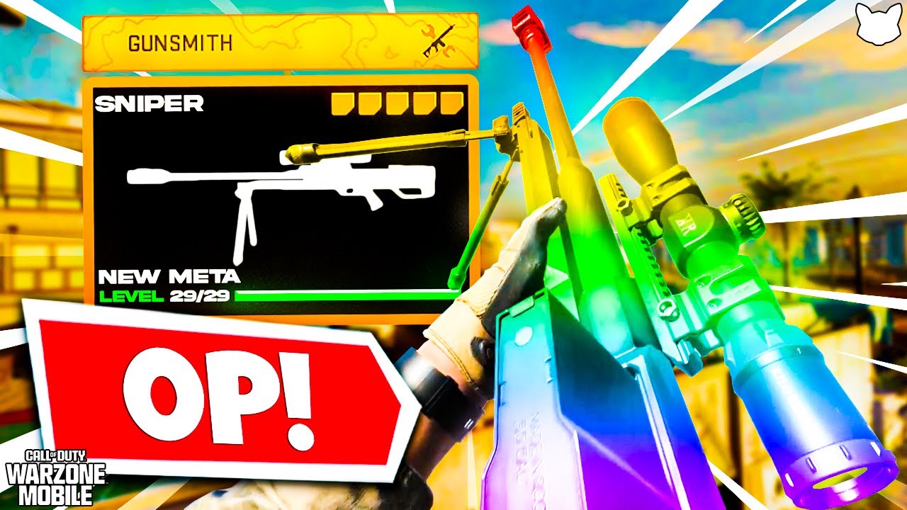 THE BEST SNIPER IN WARZONE MOBILE... ( WARZONE MBOILE BEST LOADOUT )