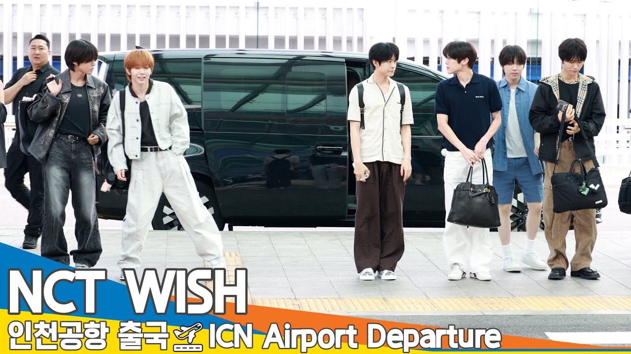 엔시티 위시(NCT WISH), 인천국제공항 출국✈️ 'SMTOWN LIVE 2025 in LONDON' Airport Departure 2025.6.26 Newsen
