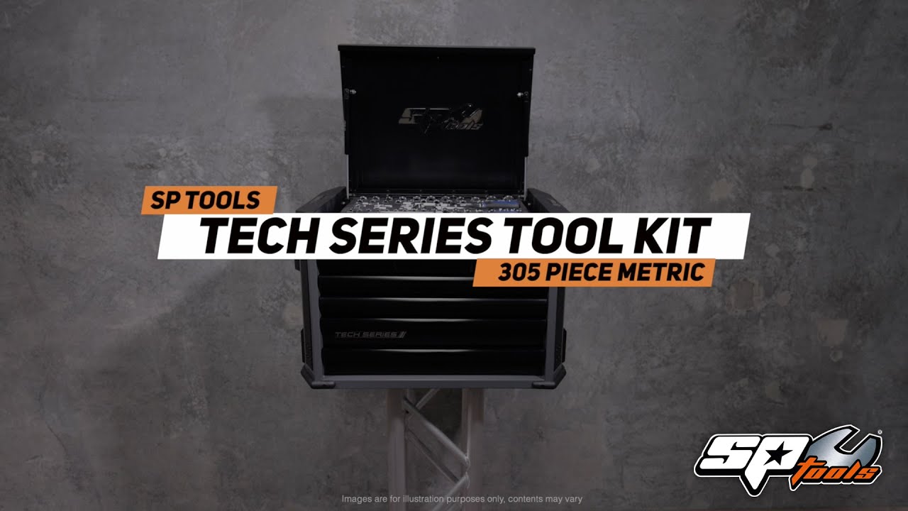 SP TOOLS | SP50132DX - TECH SERIES TOOL KIT - 305PC METRIC ONLY