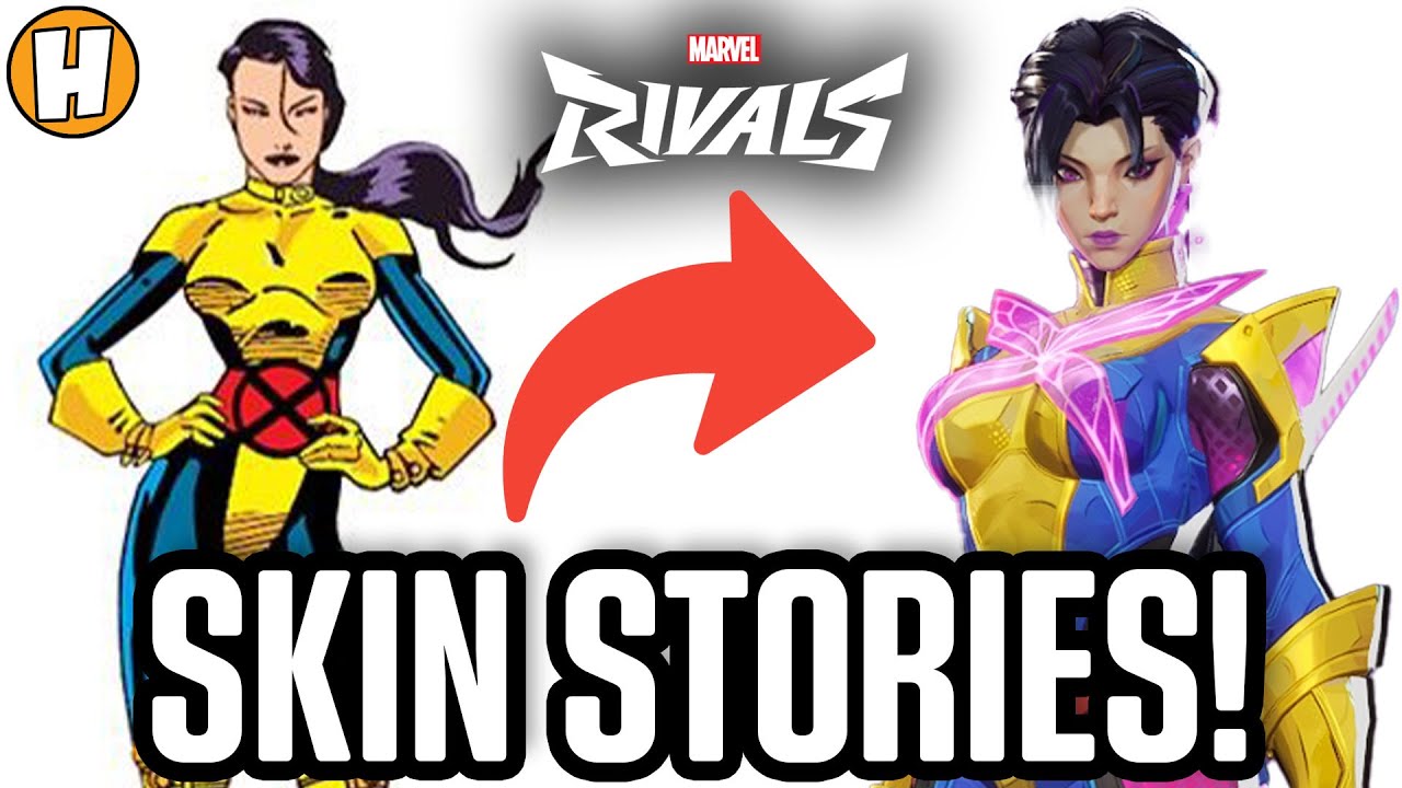 Marvel Rivals Season 2 - Skin Lore and Comic Stories Explained!