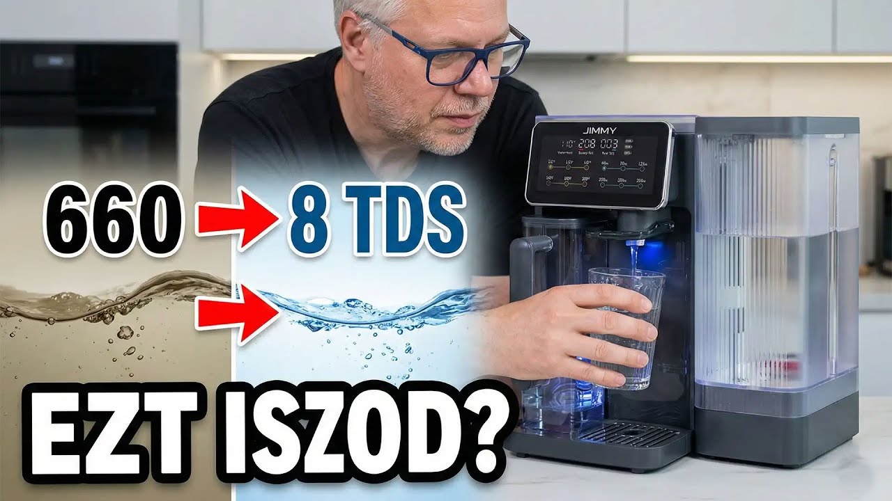 Luxus vagy szükséglet? Őszinte teszten a JIMMY R9 asztali víztisztító