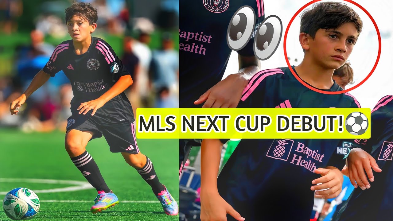 How Thiago Messi Played in His MLS NEXT Cup Debut | Inter Miami 2-1 GFI Academy