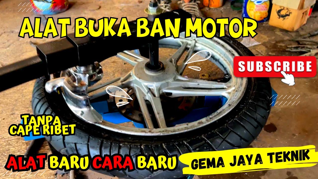 Alat buka Ban Motor | Tyre Changer Manual | Alat Buka Pasang Ban Terbaru | GJT Tyre Changer Manual