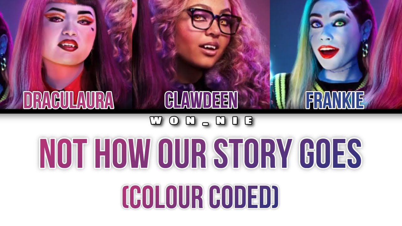 Not How Our Story Goes By Monster High Movie 2 (Colour Coded)