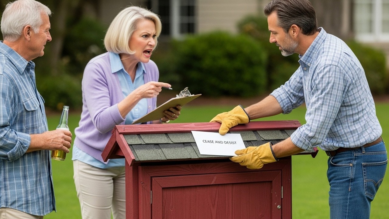 HOA Built a Bulletin Board on My Fence Line, I Took It Down and Returned It With a Cease and Desist